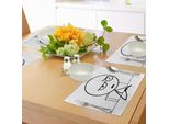 Tovagliette Umoristiche Abakuhaus, Guy Meme Face Best Avatar Wtf Icon Hipster Mascot Snobby Character Image, Tiscjdeco In Tessuto Resistente Al Colore Per La Sala Da Pranzo E La Cucina, Bianco E Nero