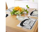Tovagliette Umoristiche Abakuhaus, Citazione Divertente Impossibru Con Meme Sarcastico Di Ragazzo Asiatico Arrabbiato, Design Chat Web, Stampa Digitale Su Tessuto Lavabile, Decorazione Da Tavola Per Cucina, Bianco E Nero
