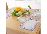 Tovagliette Abakuhaus Con Motivo Floreale, Cornice Vintage Con Disegno Floreale Edera Con Foglie, Boccioli E Rami, Stampa Retrò, Decorazione Da Tavola In Tessuto Resistente Al Lavaggio Per Sala Da Pranzo E Cucina, Multicolore