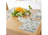 Tovagliette Abakuhaus Cactus, Motivo Cactus Del Caldo Deserto Meridionale Con Stampa Colorata Moderna Con Cammelli, Decorazione Da Tavola In Tessuto Resistente Al Lavaggio Per La Sala Da Pranzo E La Cucina, Multicolore