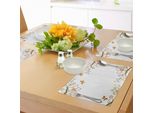 Tovagliette Abakuhaus Con Motivi Floreali, Foglie, Rami, Boccioli E Farfalle, Stampa Come Nell'immagine, Decorazioni Da Tavola In Tessuto Resistente Ai Colori Per La Sala Da Pranzo E La Cucina, Verde Chiaro, Marrone Chiaro, Bianco.