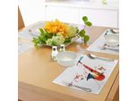 Tovagliette Abakuhaus, Tema Jazz, Sassofono Colorato Con Microfono E Disegno Di Un'orchestra Di Farfalle In Armonia, Decorazione Da Tavola In Tessuto Resistente Al Lavaggio Per La Sala Da Pranzo E La Cucina, Multicolore