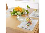 Tovagliette Moderne Abakuhaus, Tema Televisivo Digitale Multimediale, Con Immagini Grafiche Astratte A Strisce, Tiscjdeco In Tessuto Resistente Ai Colori Per La Sala Da Pranzo E La Cucina, Multicolore