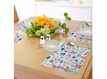 Tovagliette Abakuhaus, Design Moderno, Ragazzo Adolescente Chitarrista Con Farfalla, Immagine Digitale Ombre, Tiscjdeco In Tessuto Resistente Al Lavaggio Per Sala Da Pranzo E Cucina, Multicolore