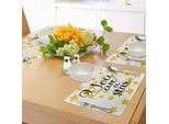 Abakuhaus Tovagliette Lifestyle, Motivazionali Sei Una Star Frase Citazione Incoraggiamento Parole Positive Design, Tiscjdeco In Tessuto Resistente Al Lavaggio Per La Sala Da Pranzo E La Cucina, Marrone Giallo Nero