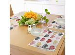 Tovagliette Romantiche Abakuhaus, Disegnate A Mano Con Simboli A Forma Di Cuore, Icone Dell'amore, Tema San Valentino, Tessuto Resistente Al Lavaggio Per La Sala Da Pranzo E La Cucina, Caffè Chiaro, Nero, Rosso.
