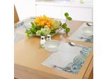 Tovagliette Abakuhaus Con Motivi Floreali, Motivo Floreale Astratto Con Rami Sinuosi E Foglie Decorative, Tiscjdeco In Tessuto Resistente Ai Colori Per La Sala Da Pranzo E La Cucina, Multicolore