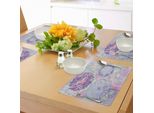 Tovagliette Abakuhaus Con Motivi Floreali, Tema Primaverile-Natura, Decorazioni Floreali, Denti Di Leone, Foglie, Motivi Grafici Sinuosi, Decorazioni Da Tavola In Tessuto Resistente Al Lavaggio Per La Sala Da Pranzo E La Cucina, Multicolore