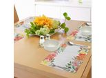 Tovagliette Abakuhaus Con Motivi Floreali, Petali Dai Delicati Toni Pastello Bouquet Blooms Shabby Colours Motivo Femminile, Decorazioni Da Tavola In Tessuto Resistente Al Lavaggio Per La Sala Da Pranzo E La Cucina, Multicolore