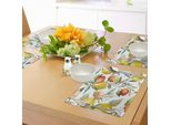 Tovagliette Abakuhaus Natur, Rami Di Limoni, Arance E Clementine, Frutta Gustosa, Stagione Invernale, Design Vitaminico, Tiscjdeco In Tessuto Resistente Al Lavaggio Per Sala Da Pranzo E Cucina, Multicolore