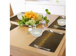 Abakuhaus Tovagliette Astratte, Motivo A Tema Discoteca, Effetto Digitale Pixelato, Mosaico Geometrico, Decorazioni Da Tavola In Tessuto Resistente Al Lavaggio Per Sala Da Pranzo E Cucina, Multicolore