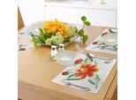 Tovagliette Da Giardino Abakuhaus, Acquerello Di Narcisi Con Foglie Verdi, Grazioso Bouquet Floreale Acquerellato, Decorazione Da Tavola In Tessuto Resistente Al Lavaggio Per Sala Da Pranzo E Cucina, Arancione E Verde.