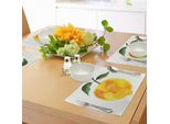 Abakuhaus Tovagliette Gialle E Arancioni, Disegnate A Mano Lemon Watercolors - Prodotto Biologico Estivo Naturale, Tiscjdeco In Tessuto Resistente Al Colore Per La Sala Da Pranzo E La Cucina, Arancione Giallo Verde