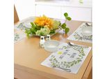 Abakuhaus Tovagliette Queen, Corone Con Scritta Chiamami Semplicemente Queen Little Crown, Stampa Digitale Su Tessuto Lavabile Decorazione Da Tavola Cucina, Grigio Antracite Verde Mela Giallo
