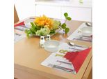 Abakuhaus 18° Compleanno Tovagliette, Saluto Hollywoodiano Per Una Festa Di Compleanno Per Una Star Diciottenne - Immagine Tappeto Rosso, Decorazione Da Tavola In Tessuto Resistente Al Lavaggio Per Sala Da Pranzo E Cucina, Bianco E Rosso