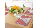 Abakuhaus Tovagliette Per Addio Al Nubilato, Sfondo Rosa Retrò Grunge, Immagine Vintage Di Abiti Da Sposa, Tiscjdeco In Tessuto Resistente Al Lavaggio Per Sala Da Pranzo E Cucina, Bianco, Nero E Rosso Corallo