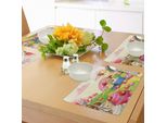 Abakuhaus Tovagliette Moderne, Deliziosi Donuts, Dolci Cupcake, Gelato, Zucchero Filato, Nuvole, Design Per Bambini E Asili, Decorazioni Per La Tavola In Tessuto Resistente Al Lavaggio Per La Sala Da Pranzo E La Cucina, Multicolore