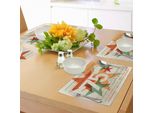 Abakuhaus 75° Compleanno Tovagliette, Auguri Da Tutto Il Mondo In Diverse Lingue E Stelle Su Sfondo Retrò, Decorazioni Da Tavola In Tessuto Resistente Al Lavaggio Per La Sala Da Pranzo E La Cucina, Multicolore