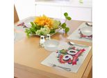 Abakuhaus 90° Compleanno Tovagliette, Tema Divertente E Festoso In Stile Pop Art Geometrico Funky, Decorazioni Da Tavola In Tessuto Resistente Ai Colori Per La Sala Da Pranzo E La Cucina, Multicolore