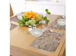 Tovagliette Abakuhaus Camo, Sfondo Digitale Us Marine Desert Marpat Nei Colori Marroni, Tiscjdeco In Tessuto Resistente Al Lavaggio Per La Sala Da Pranzo E La Cucina, Marrone Chiaro Cannella Marrone