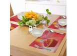 Abakuhaus 20° Compleanno Tovagliette, Dolci 20 Temi Compleanno Festa Cupcake Con Stampa Sfondo A Barre, Decorazioni Da Tavola In Tessuto Resistente Al Lavaggio Per Sala Da Pranzo E Cucina, Rosso Cinabro Rosa E Rosso
