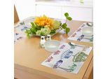 Abakuhaus Tovagliette Regina, Antica Corona In Stile Barocco, Dettagli Floreali Colorati In Stile Rococò Retrò Vittoriano, Tovagliette In Tessuto Resistente Al Lavaggio Per La Sala Da Pranzo E La Cucina, Multicolore