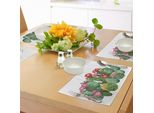 Abakuhaus Tovagliette Cactus, Saguaro, Barile, Siepe, Maiale, Fico D'india, Opuntia, Botanica Tropicale, Piante Da Giardino, Stampa, Decorazione Da Tavola In Tessuto Resistente Al Lavaggio Per Sala Da Pranzo E Cucina, Multicolore