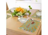 Tovagliette Abakuhaus Tiki Bar, Design Vintage Cocktail Esotico Effetto Invecchiato Stampa Aloha Party, Decorazioni Da Tavola In Tessuto Resistente Ai Colori Per Sala Da Pranzo E Cucina, Verde Mandorla Arancione Marrone
