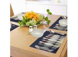 Abakuhaus Tovagliette Da Bowling, Birilli Classici Su Pista Da Bowling, Tema Tempo Libero, Stampa, Decorazione Da Tavola In Tessuto Resistente Ai Colori Per La Sala Da Pranzo E La Cucina, Blu Scuro, Bianco, Rosso