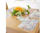 Tovagliette Abakuhaus, Bottiglie Colorate E Bicchieri, Cocktail Party, Collezione Moderna E Divertente, Decorazioni Per La Tavola In Tessuto Resistente Ai Colori Per La Sala Da Pranzo E La Cucina, Multicolore