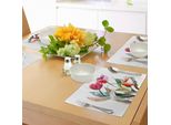 Tovagliette Artistiche Abakuhaus, Bouquet Di Tulipani Acquerellati - Bellezza Femminile - Primavera - Rinascita, Tessuto Lavabile E Resistente Al Lavaggio Per Sala Da Pranzo E Cucina, Magenta Scarlatto
