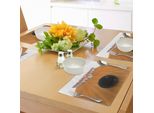 Abakuhaus Tovagliette Da Bowling, Pista Da Bowling Con Birilli E Palla In Posizione Hobby Print, Decorazione Da Tavola In Tessuto Resistente Al Lavaggio Per La Sala Da Pranzo E La Cucina, Marrone Chiaro Bianco Nero
