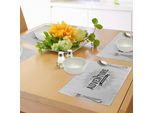 Tovagliette Abakuhaus Adventure, Citazione Motivazionale Retrò Su Sfondo Bianco Vendemmia, Tiscjdeco In Tessuto Resistente Al Lavaggio Per Sala Da Pranzo E Cucina, Bianco Nero