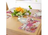 Tovagliette Abakuhaus Con Motivi Floreali, Composizioni Floreali Dai Colori Vivaci, Ispirazioni Floreali Estive, La Natura In Fiore, Decorazioni Da Tavola In Tessuto Resistente Ai Colori Per La Sala Da Pranzo E La Cucina, Multicolore
