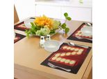 Abakuhaus Tovagliette Con La Lettera N, Cinema Vecchio Stile, Carnevale, Casinò, Intrattenimento, Vita Notturna, Tiscjdeco In Tessuto Resistente Ai Colori Per La Sala Da Pranzo E La Cucina, Rosso Cinabro, Giallo, Nero