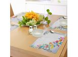 Tovagliette Abakuhaus Luau, Fantastici Bordi Festivi E Divertenti Con Sagome Di Farfalle Colorate E Fiorellini, Decorazioni Da Tavola In Tessuto Resistente Al Lavaggio Per La Sala Da Pranzo E La Cucina, Multicolore