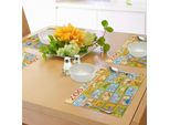 Abakuhaus Tovagliette Didattiche, Alfabeto Dello Zoo, Design Colorato, Divertenti Caricature Di Animali, Bambini Che Giocano A Scuola, Tiscjdeco In Tessuto Resistente Ai Colori Per La Sala Da Pranzo E La Cucina, Multicolore