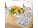 Abakuhaus Tovagliette Didattiche, Tabella Pitagorica Su Sfondo Bianco Matematica Algebra Scuola Studente, Tiscjdeco In Tessuto Resistente Al Lavaggio Per Sala Da Pranzo E Cucina, Bianco Nero