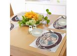 Tappetini Fitness Abakuhaus, Stile Retrò Sexy Lady Con Manubri Elite Physique Grunge Display, Tiscjdeco In Tessuto Resistente Al Lavaggio Per La Sala Da Pranzo E La Cucina, Rosa Chiaro Cioccolato Blu