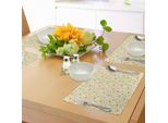 Tovagliette Abakuhaus Luau, Uccelli Tropicali E Alberi, Foglie, Fiori, Tema Naturale, Decorazioni Per La Tavola In Tessuto Resistente Al Lavaggio Per La Sala Da Pranzo E La Cucina, Arancione Scuro, Verde Mela, Giallo