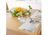 Tovagliette Abakuhaus Rose, Design Vittoriano Antico Con Fiori E Motivi Decorativi Sbiaditi, Tessuto Lavabile E Resistente Al Lavaggio Per Sala Da Pranzo E Cucina, Verde Chiaro, Rosa Chiaro, Marrone