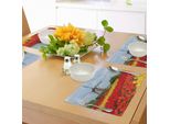 Tovagliette Abakuhaus Windmill, File Di Tulipani Colorati In Un Pittoresco Giardino Rurale Dell'europa Settentrionale, Tiscjdeco In Tessuto Resistente Al Lavaggio Per La Sala Da Pranzo E La Cucina, Multicolore