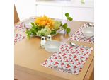 Abakuhaus Tovagliette Amore, Scritte A Mano, Frasi D'amore, Simboli Del Cuore, Ispirazione Per San Valentino, Decorazioni Da Tavola In Tessuto Resistente Ai Colori Per La Sala Da Pranzo E La Cucina, Rosso Cinabro, Bianco, Nero