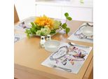 Tovagliette Abakuhaus, Illustrazione Dream Catcher Disegnata A Mano In Stile Etnico BohéMien Con Colori Vivaci, Tiscjdeco In Tessuto Resistente Ai Colori Per La Sala Da Pranzo E La Cucina, Multicolore