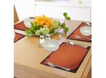 Abakuhaus Tovagliette A Forma Di Ragnatela, Composizione Grunge Halloween, Struttura Spaventosa Con Insetti, Riassunto Ragnatela, Tiscjdeco In Tessuto Resistente Al Colore Per La Sala Da Pranzo E La Cucina, Arancione Marrone