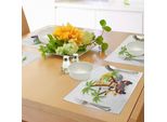 Tovagliette Per Bambini Abakuhaus, Zebra, Tucano, Leone Ed Elefante Animali Della Foresta Africana Tema Safari Fantastico, Tiscjdeco In Tessuto Resistente Al Lavaggio Per La Sala Da Pranzo E La Cucina, Multicolore