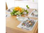 Abakuhaus Tovagliette Con Lettere, Ragazzi Bambini Sport Design Gioco Concorso Bambini Capitale S Iniziali Nome Stampa, Tiscjdeco In Tessuto Resistente Al Colore Per Sala Da Pranzo E Cucina, Multicolore