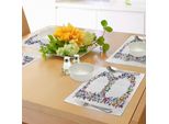 Abakuhaus Tovagliette Con La Lettera B, Bellezza Esotica, Fragilità, Tema Primavera, Creature, Educazione, Lettera B Femminile, Tiscjdeco In Tessuto Resistente Al Lavaggio Per La Sala Da Pranzo E La Cucina, Multicolore