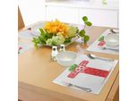 Abakuhaus Tovagliette Con Lettere, Tema Agricoltura E Raccolto, Alfabeto, Maiuscole, Scelte Salutari, Decorazioni Da Tavola In Tessuto Resistente Al Lavaggio Per La Sala Da Pranzo E La Cucina, Rosso Cinabro, Arancione, Verde