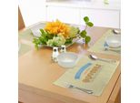 Abakuhaus Ti Amo Più Dei Biscotti Tovagliette, Più Dei Biscotti Dolce Font Biscotto Alla Vaniglia Con La Lettera O A Forma Di Cuore, Tiscjdeco In Tessuto Resistente Al Lavaggio Per La Sala Da Pranzo E La Cucina, Multicolore